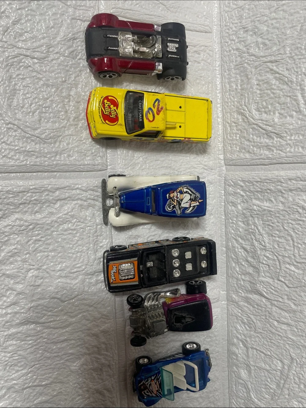 Vintage Hot Wheels & NASCAR Diecast Car Lot - 6 Loose Vehicles